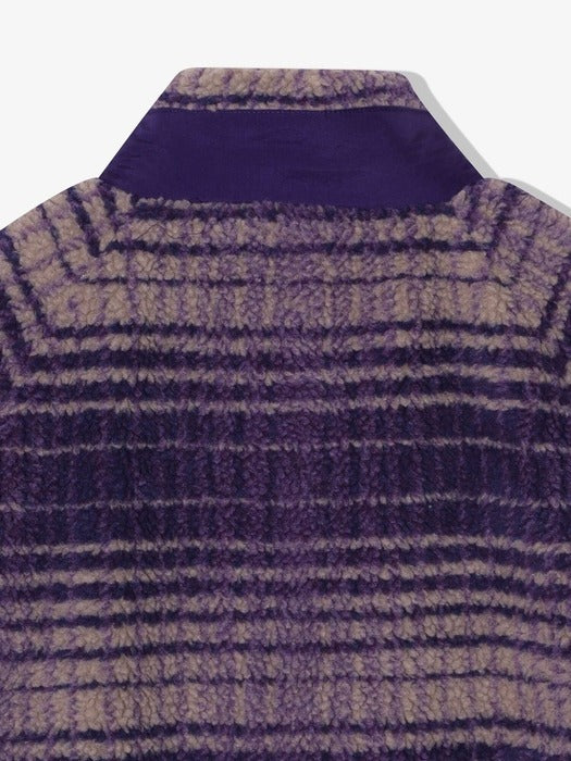 [fila] Checked Fleece Jacket_FS254PL01X002_541