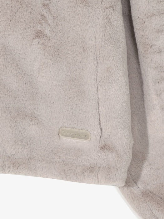 [fila] Women's Faux Fur Hooded Jacket_FS254PL02F001_260