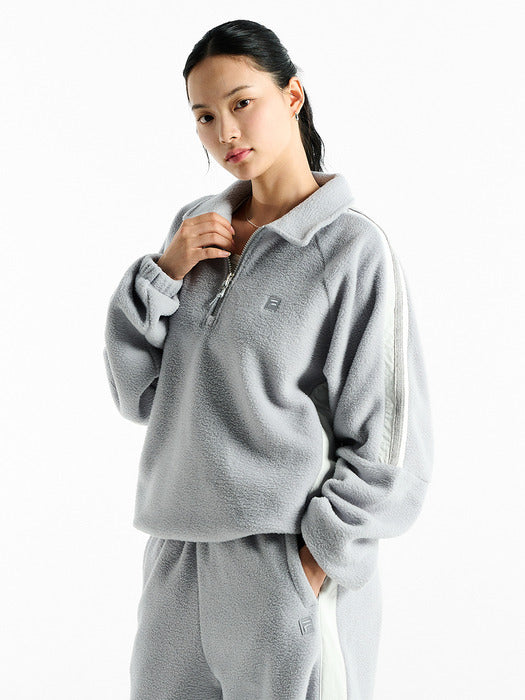 [fila] Fleece Half-Zip Sweatshirt_FS254PO01X001_021