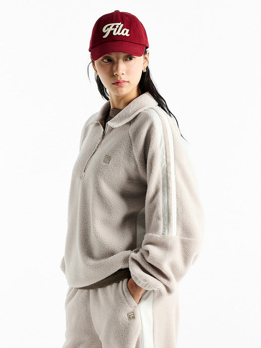 [fila] Fleece Half-Zip Sweatshirt_FS254PO01X001_260