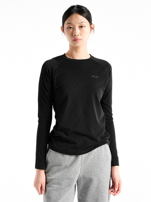 [fila] Performance Fleece-Lined Long-Sleeve Tee_FS254RL02U001_002
