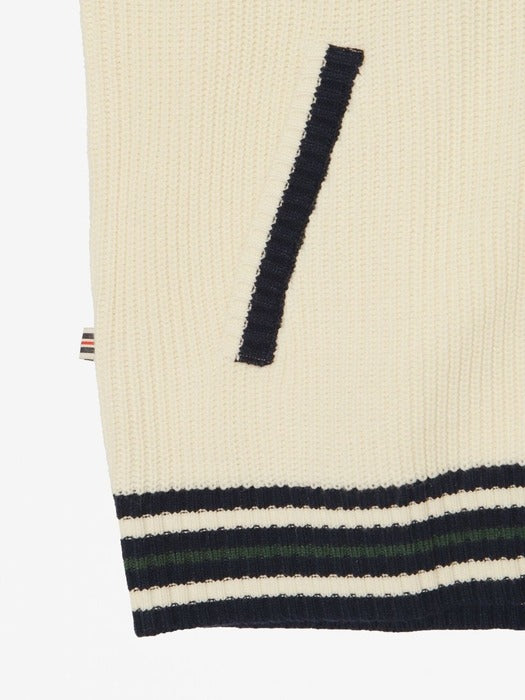 [fila] Unisex Color-Block Raglan Zip-Up Cardigan_FS254ST01X001_150