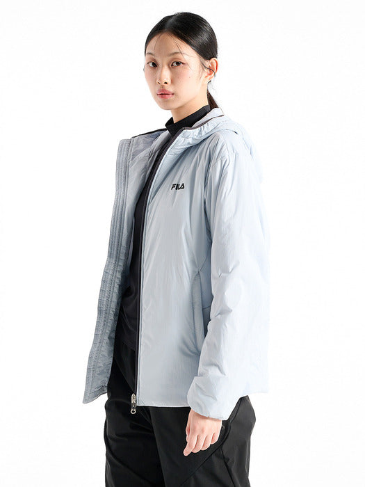[fila] Woven Stretch Hooded Padded Jacket_FS254JK02X001_442