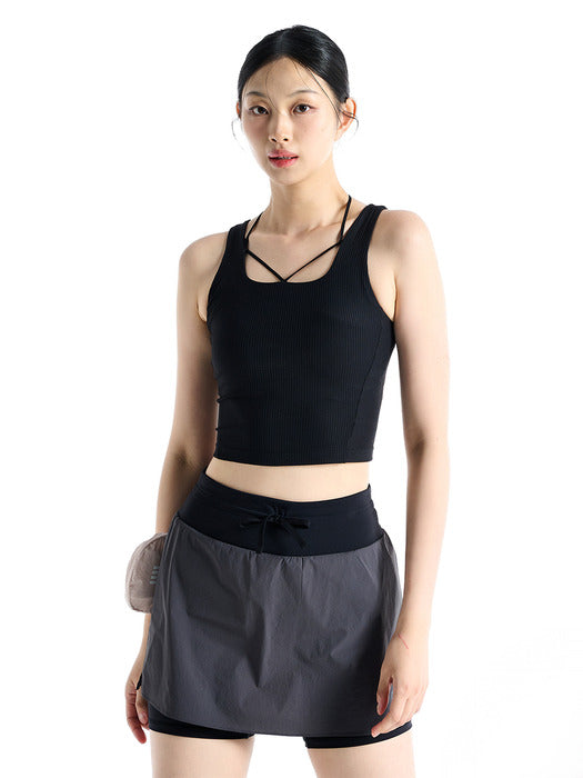 [fila] Detachable Strap Ribbed Bralette_FS253IT02F001_001