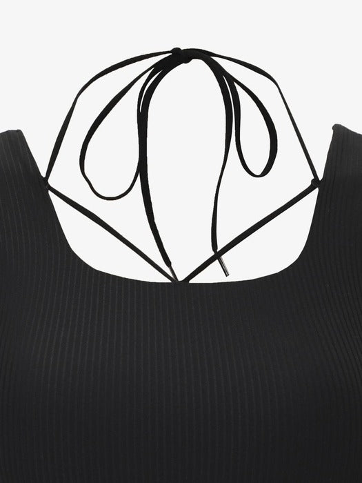 [fila] Detachable Strap Ribbed Bralette_FS253IT02F001_001