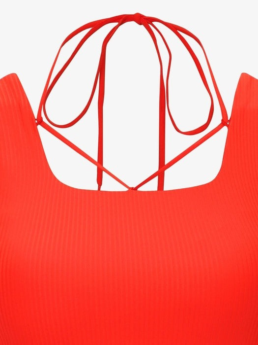[fila] Ribbed Bra Top with Detachable Straps_FS253IT02F001_820