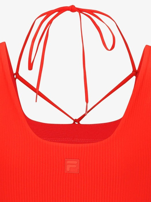 [fila] Ribbed Bra Top with Detachable Straps_FS253IT02F001_820