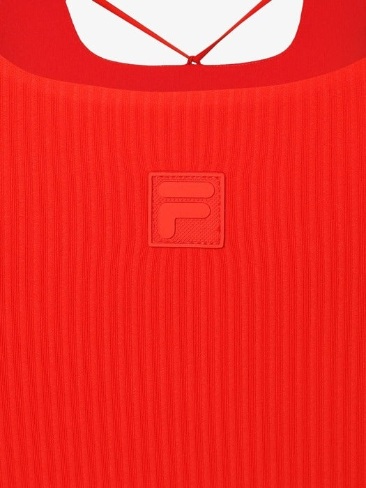 [fila] Ribbed Bra Top with Detachable Straps_FS253IT02F001_820