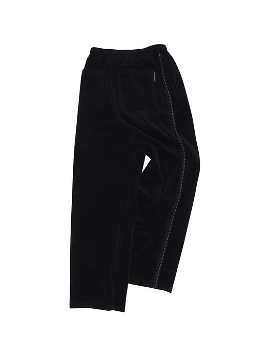 [andersson bell] UNISEX VELVET TRACK PANTS apa854u(BLACK)