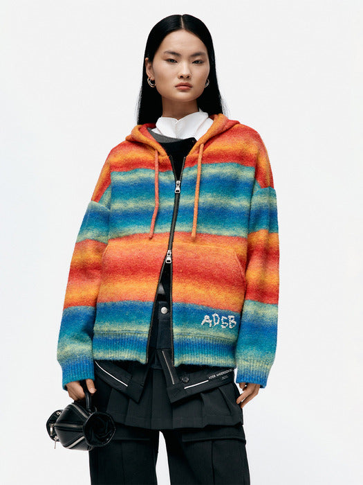 [andersson bell] UNISEX MULTI GRADIENT HOODIE atb1390u(MULTI)