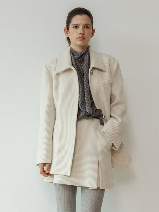 Loeuvre Wool Hourglass Jacket