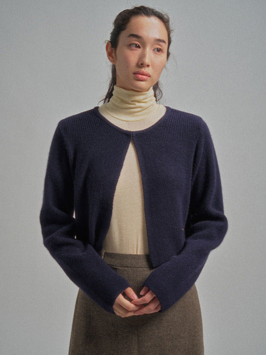 Mango Maniplease Oll Raccoon Cardigan Navy