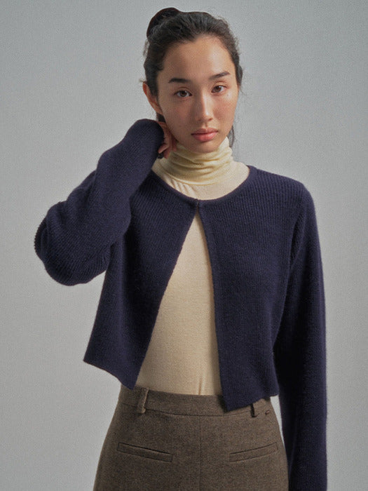 Mango Maniplease Oll Raccoon Cardigan Navy