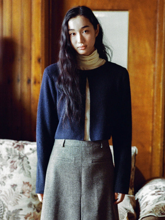 Mango Maniplease Oll Raccoon Cardigan Navy