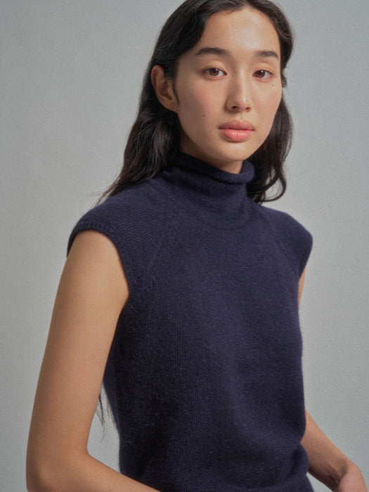 Mango Maniplease Oll Raccoon Turtle Knit Navy