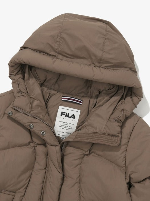 Fila Women's Flow Hoodie Down Cocoa 217