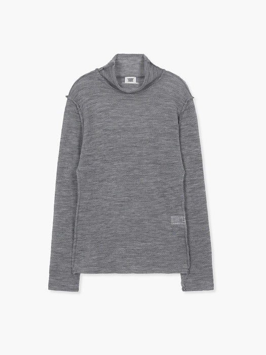 Margesherwood Puppy Touch Turtleneck Long Sleeve grey