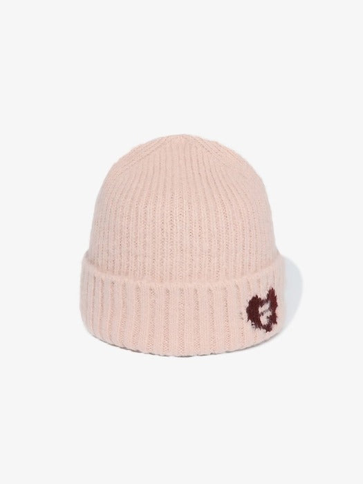 [fila] Fuzzy Heart Beanie_FS254KC01F002_650