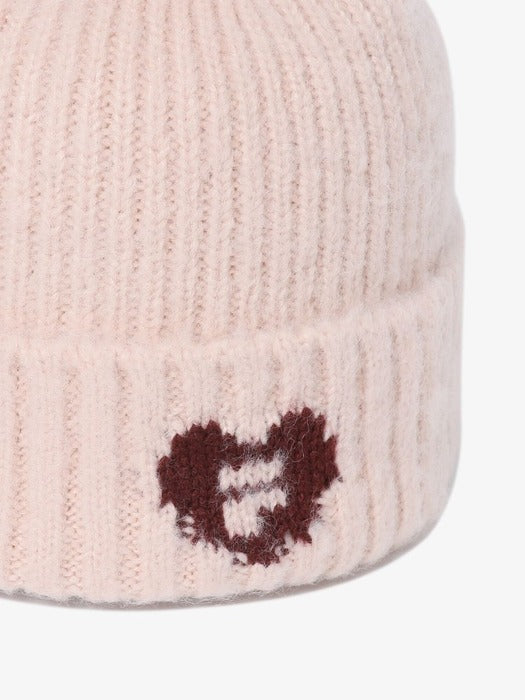 [fila] Fuzzy Heart Beanie_FS254KC01F002_650