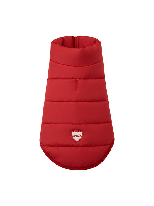 [emis] (PET) PADDED JACKET-RED