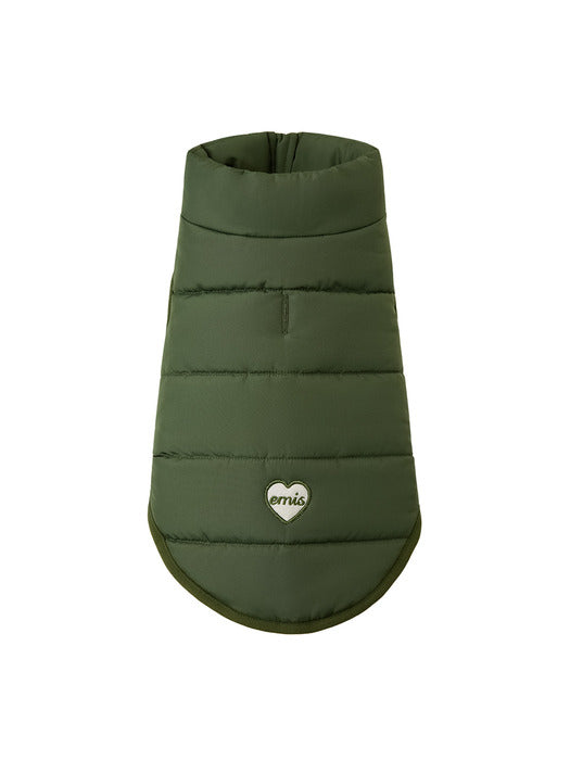 [emis] (PET) PADDED JACKET-KHAKI