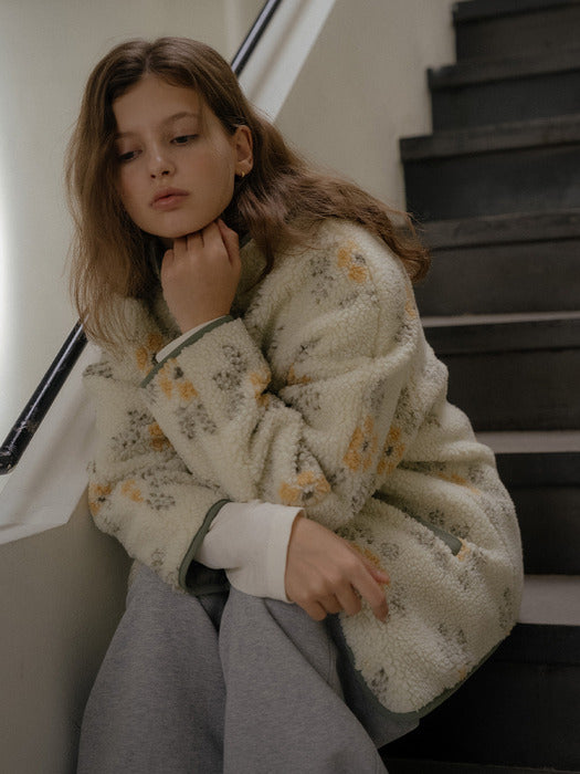 [TILLIDIE] Flower coloring point dumble jumper [TIWT02JP05]_2color