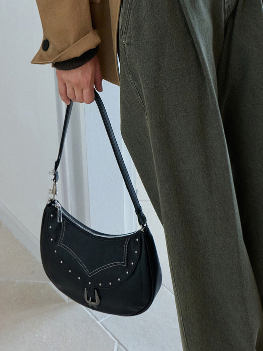 Raive Willow Shoulder in Black