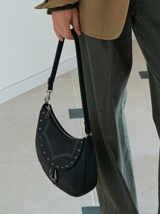 Raive Willow Shoulder in Black