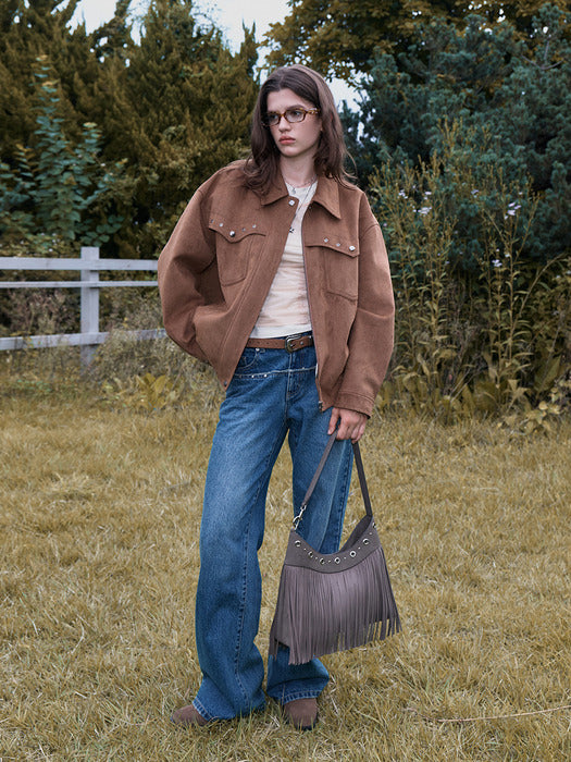 [raive] Veil Shoulder in Mocha Brown UB5AB097-6K