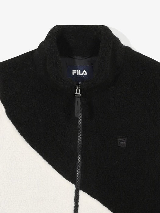 [fila] Colorblock Fleece Jacket_FS254PL01X001_001