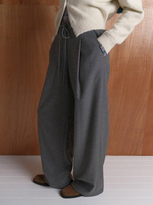 [raive] Wool String Pants VW5WL531_2color