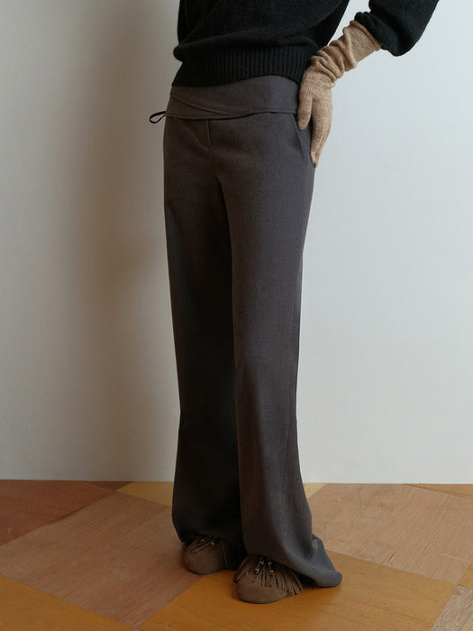 [raive] Waist Strap-Point Pants VW5WL534_2color