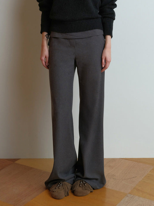 [raive] Waist Strap-Point Pants VW5WL534_2color