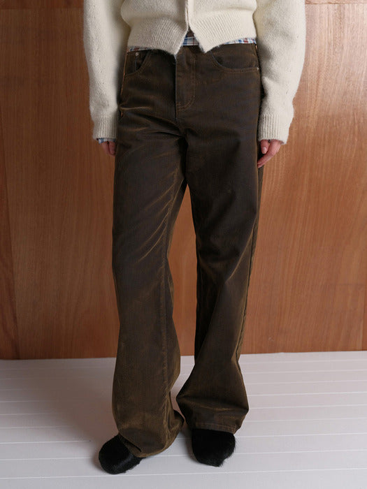 [raive] Vintage Tone Washing Denim Pants VJ5WL391_2color