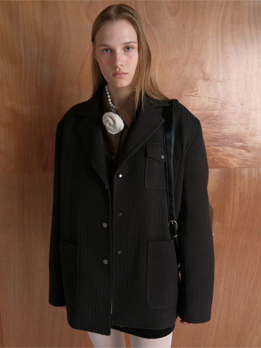 [raive] Striped Tailored Jacket VW5WJ243_2color