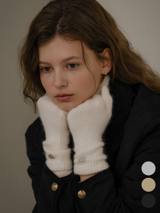 [TILLIDIE] Heart detail wool blended long gloves [TIWT03AC05]_3color