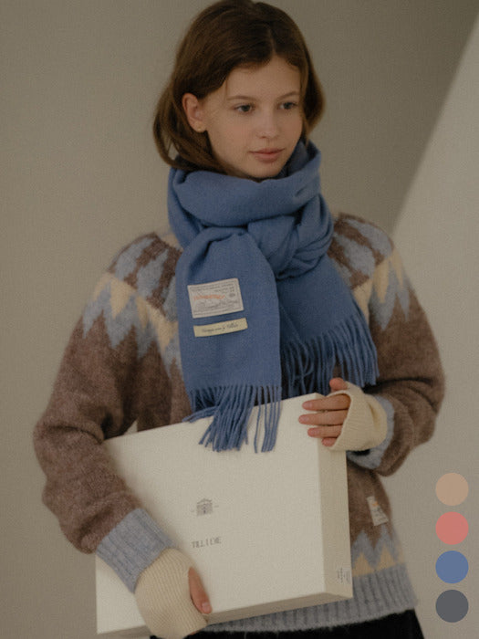 [TILLIDIE] Soft touch long muffler [TIWT03AC02]_4color