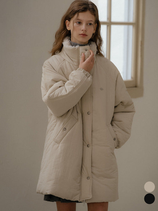 [TILLIDIE] Long dumble padded jumper [TIWT03JP02]_2color