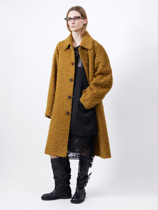 UNISEX CASENTINO RAGLAN COAT awa734u(BROWN)