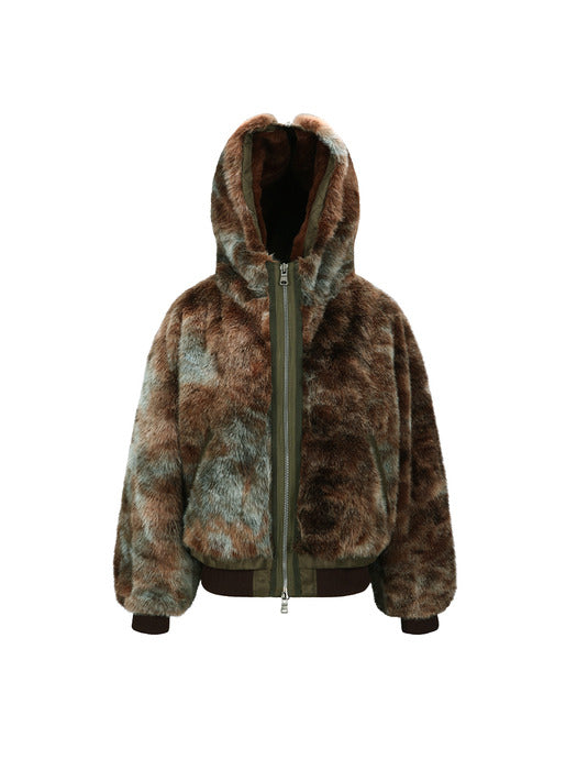 VANESSA FUR N2B JACKET awa728w(BROWN)