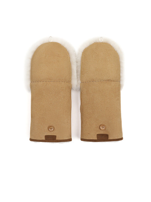 HEART SHEARING GLOVE [CAMEL]