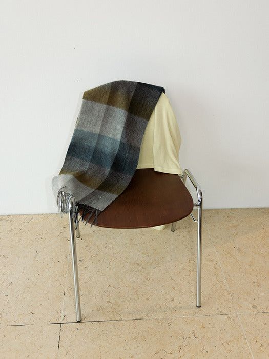Loeuvre Wool Check Muffler