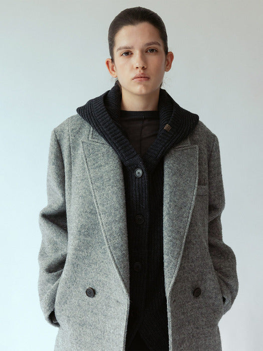 Loeuvre Hoodie Knit Cardigan