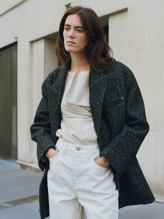 [loeuvre] Wool Oversized Double Jacket SW5WJ409-9E