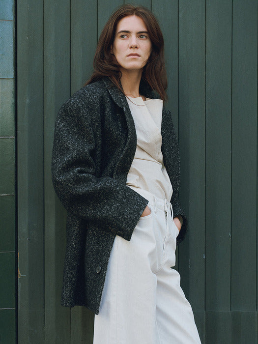 [loeuvre] Wool Oversized Double Jacket SW5WJ409-9E