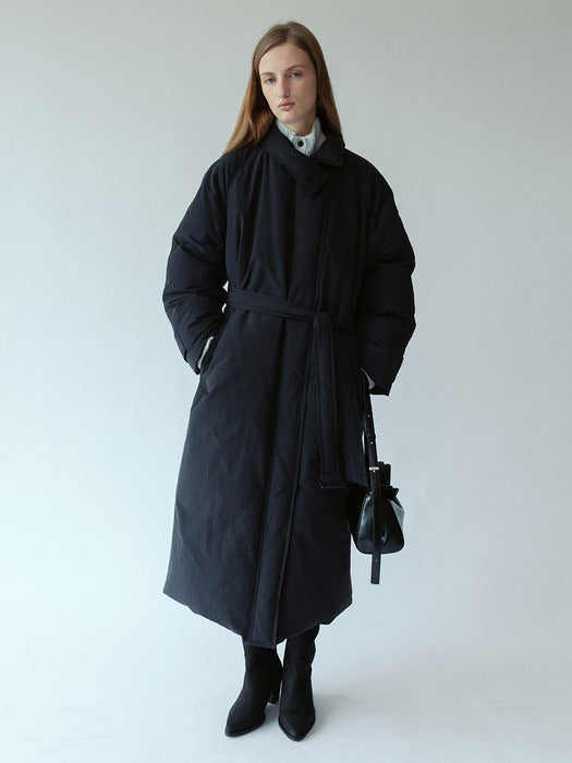 [loeuvre] Belted Long Goose Down Coat SD5WH405-9E