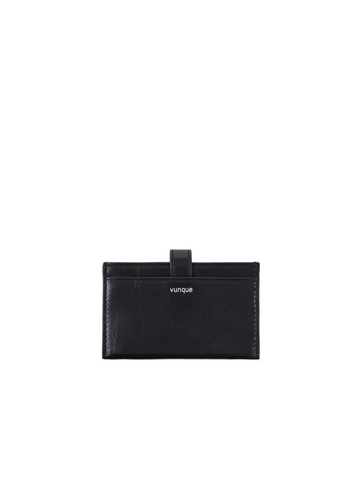 [vunque] Magpie Soft Accordion Card Wallet Black