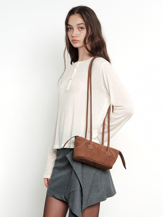[MARGESHERWOOD] BOAT SHOPPER SMALL_chestnut nubuck