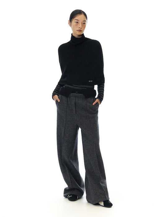 Grove 25Wt Evelyn Knit Cape (Black)