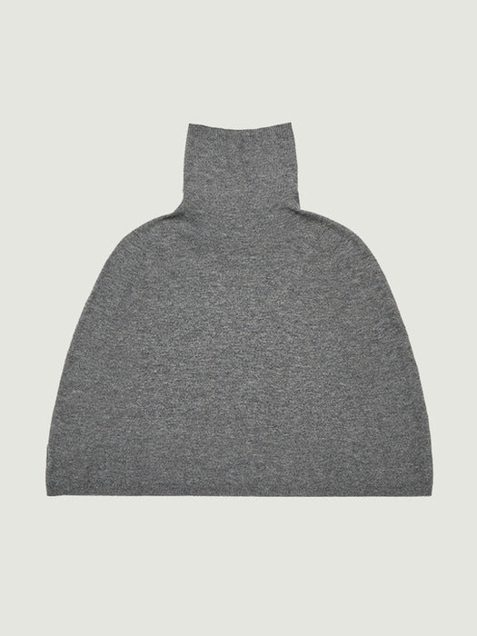 Grove 25Wt Evelyn Knit Cape (Charcoal)